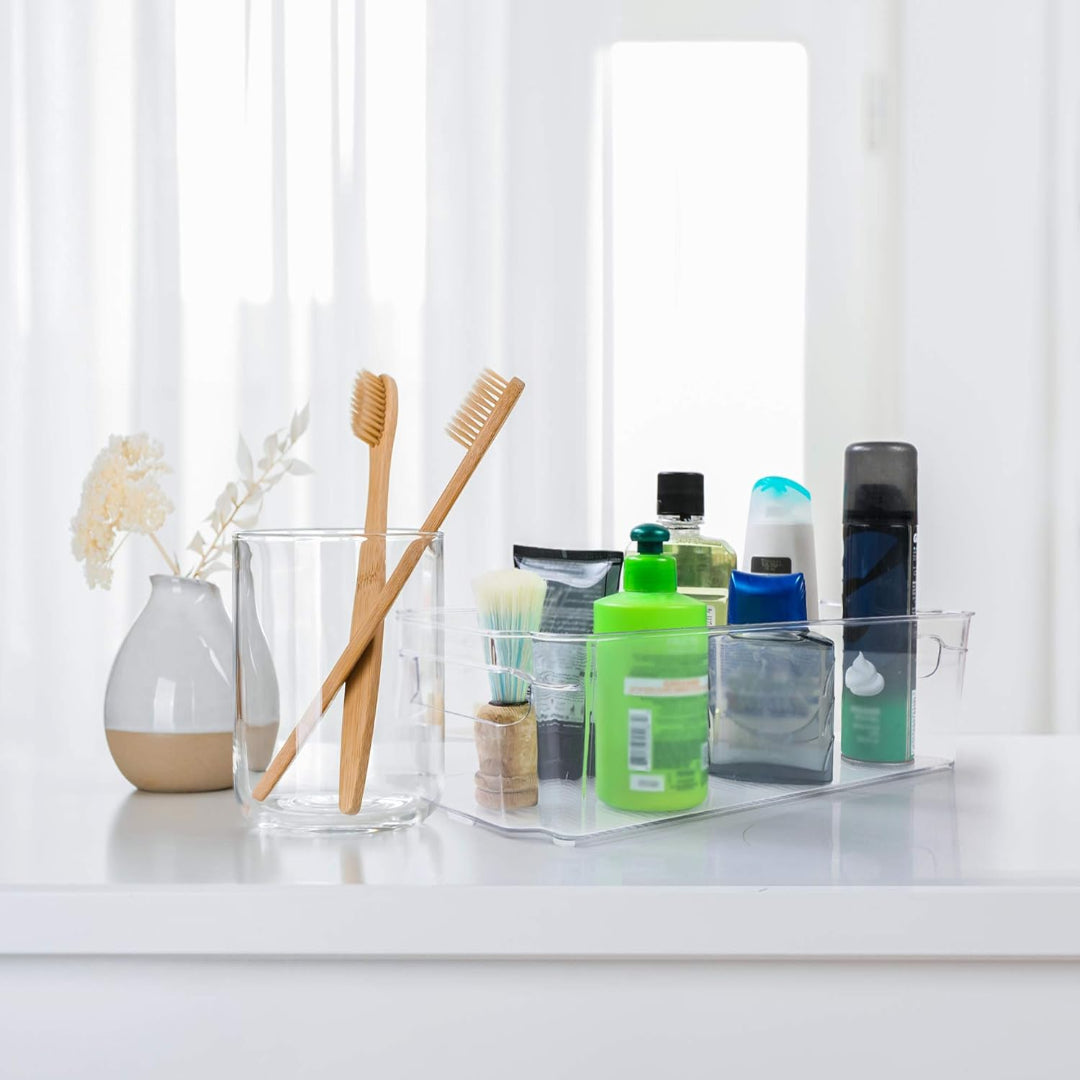 Clear Stackable Fridge Organizer Bins
