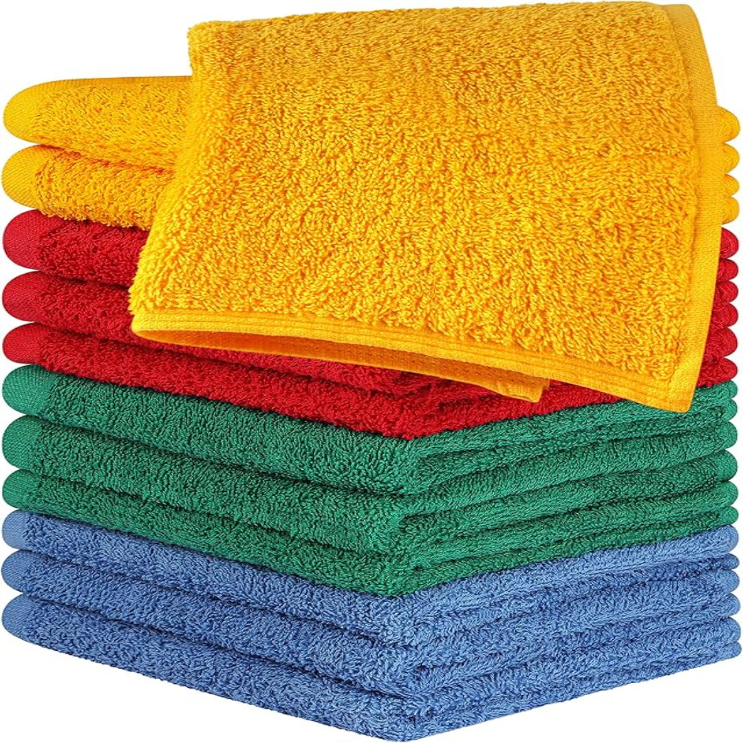 Luxury Cotton Washcloth Set